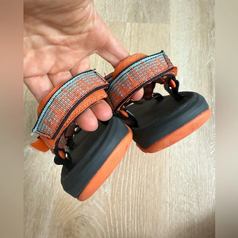 Teva Sandal Size 5 Atmosphere Carrot / Blue Mirage